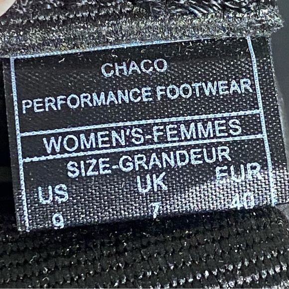 Chaco Chillos Slide Sandal W9 Black Lightweight Arch Support Gorpcore Comfy - Picture 6 of 6